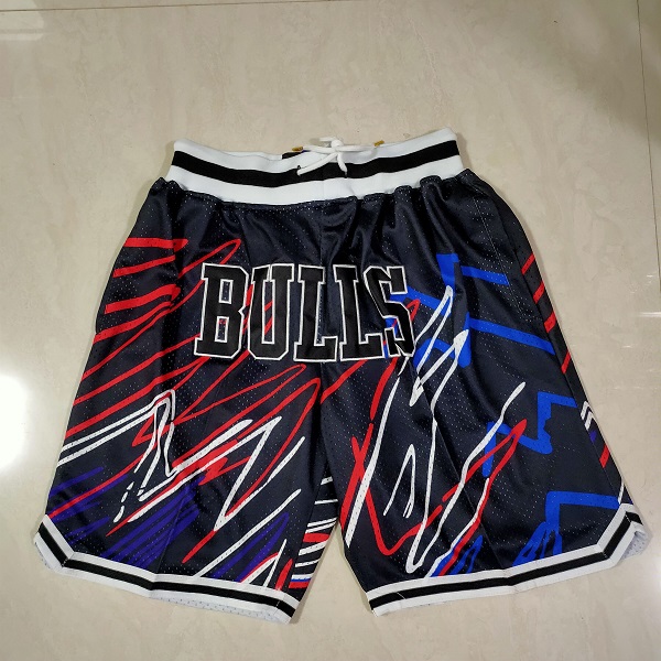 Men NBA 2021 Chicago Bulls Black Shorts->new york knicks->NBA Jersey